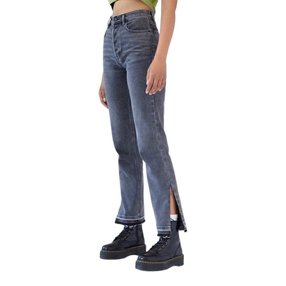 PacSun Dark Gray Dad Jeans